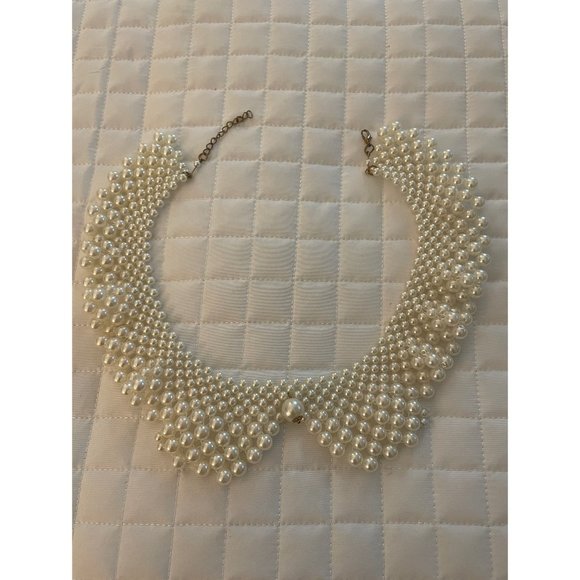Faux Pearl Adjustable Collar (Ruth Bader Ginsburg) Necklace - Picture 1 of 3